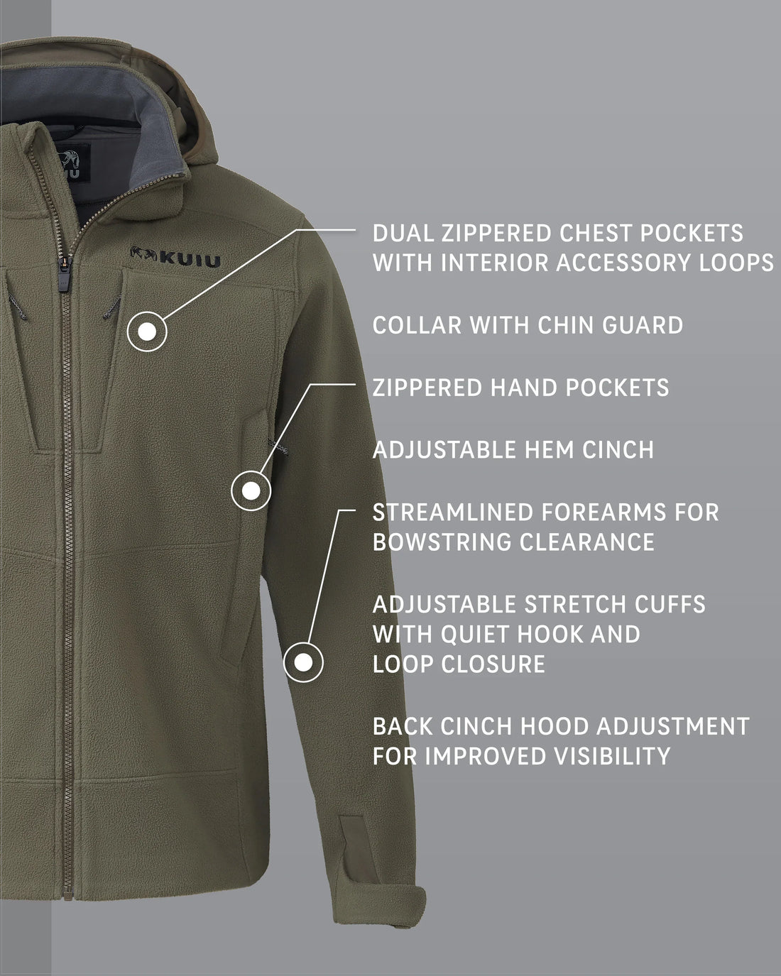 Outlet KUIU Proximity LT Hooded Jacket | Ash