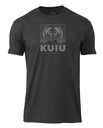 KUIU Topo Mountain T-Shirt | Charcoal