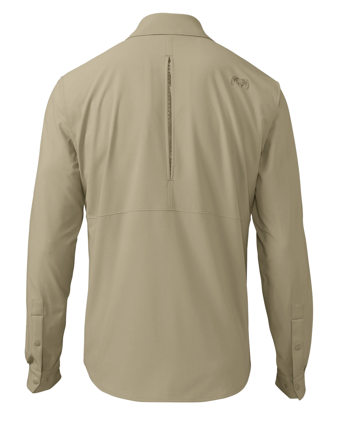 Outlet Mesa Vented LS Snap Shirt | Bone