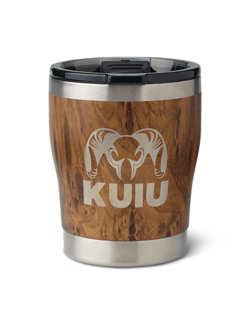 KUIU 10 oz Rocks Tumbler | Wood