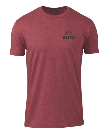 KUIU Ram Chest Logo T-Shirt | Cardinal