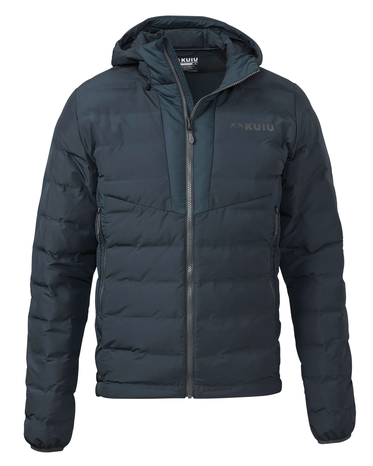 Outlet Elements Hooded Jacket | Steel Blue