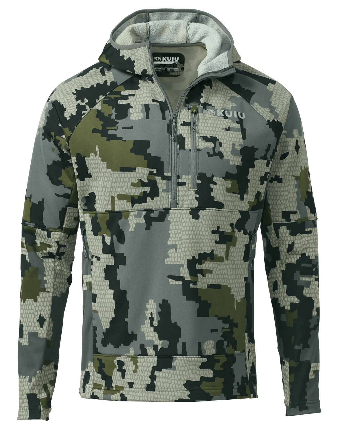 StrongFleece 235 Zip-T Hoodie | Verde