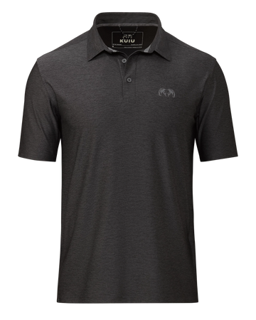 KUIU Performance Polo | Heather Black