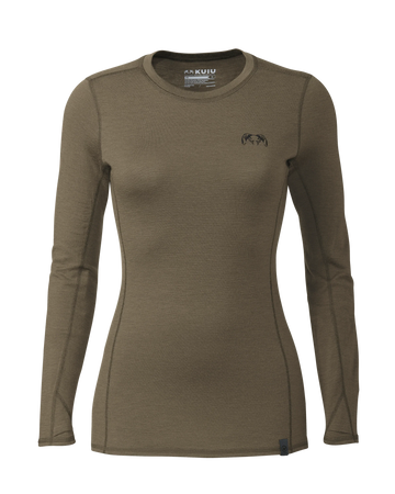 Women's ULTRA Merino 145 LS Crew | Ash