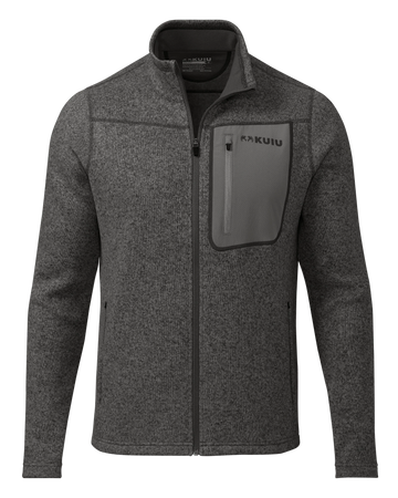 Base Camp Full Zip Sweater | Charcoal Heather