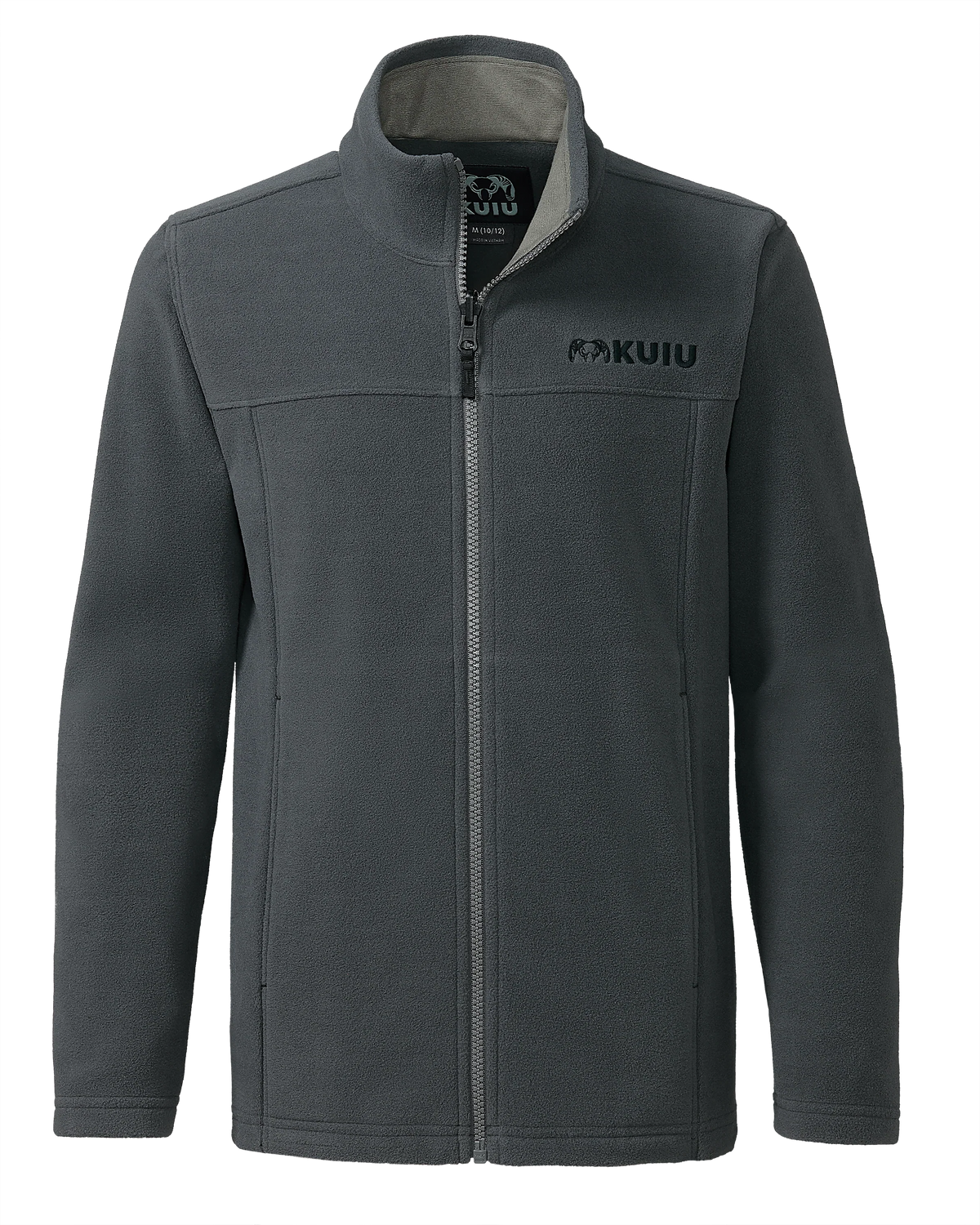 Youth Versa Fleece Full Zip | Gunmetal