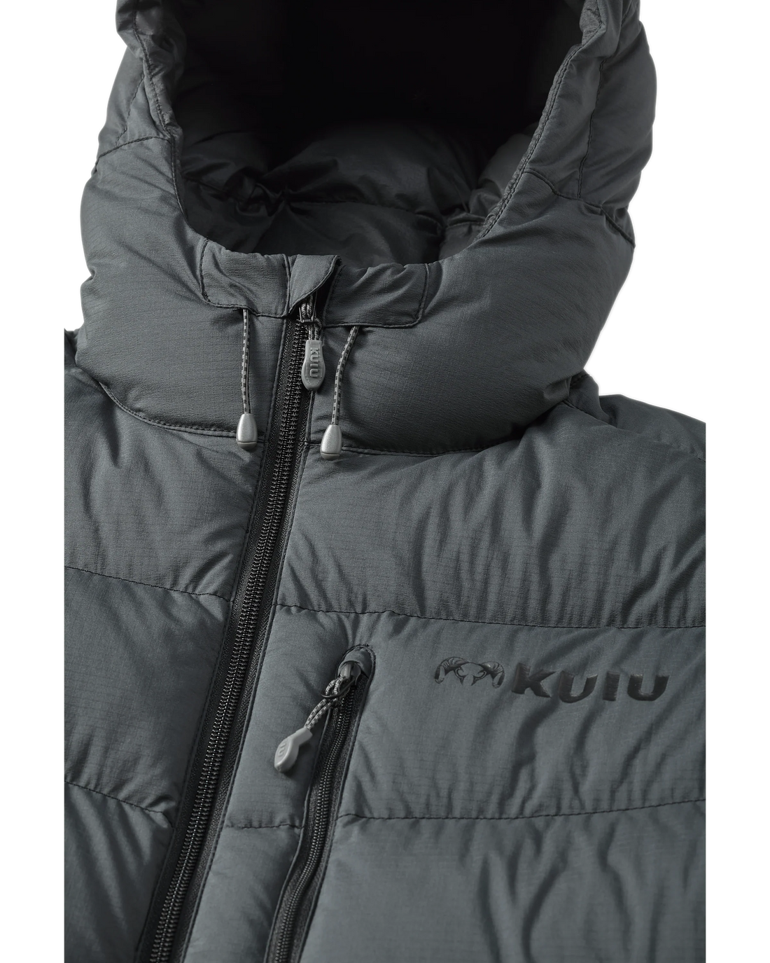 Super Down PRO Hooded Jacket | Gunmetal